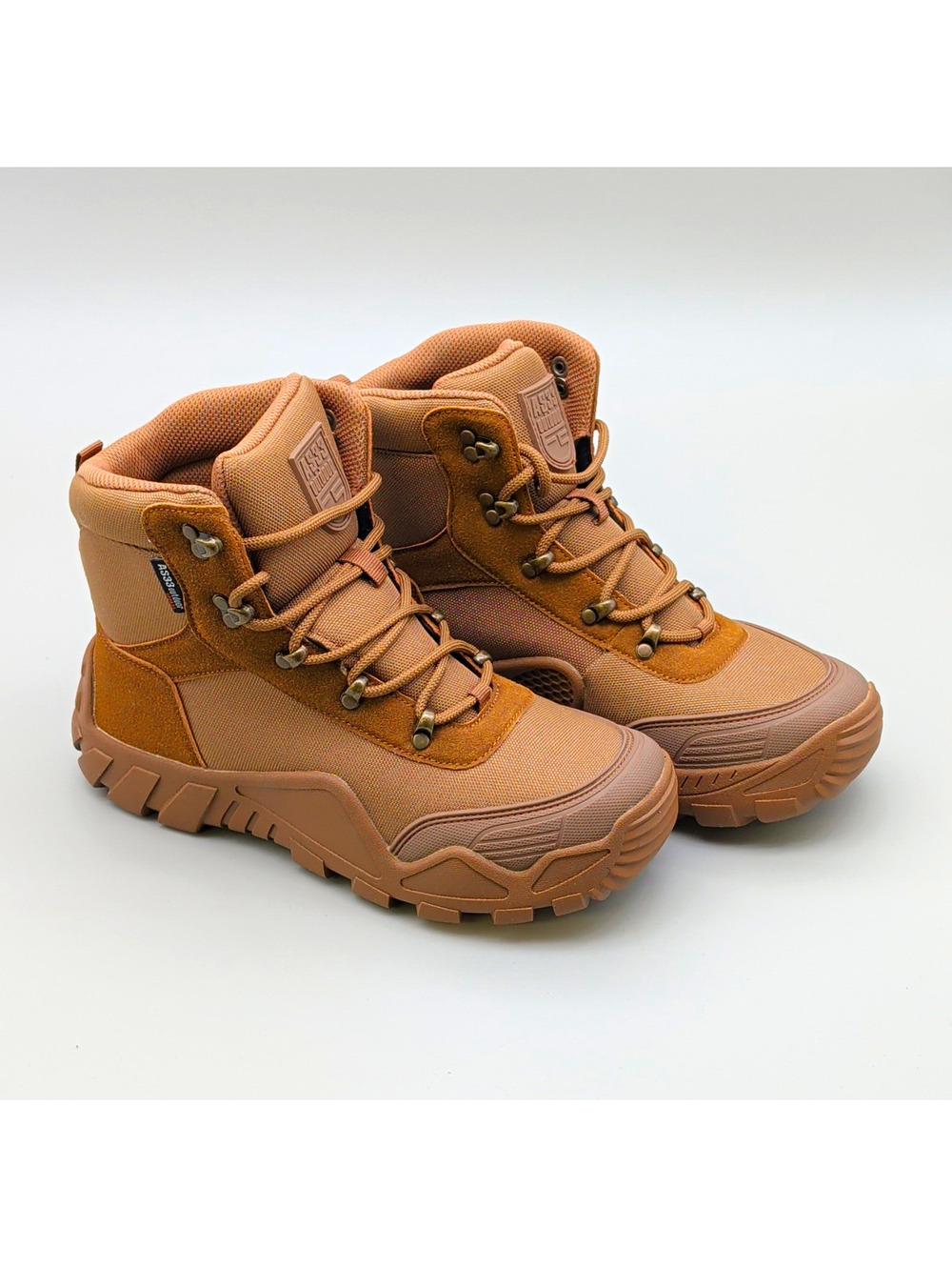 AS33 Outdoor Brown Lace-Up Hiking Boots US 8.5 Medium Width Not Treated